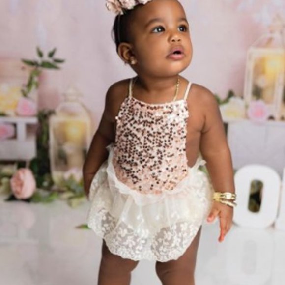 Elmo Dress romper Sesame Street Girl Outfit Clothes Cookie Monster Birthday - Picture 3 of 10